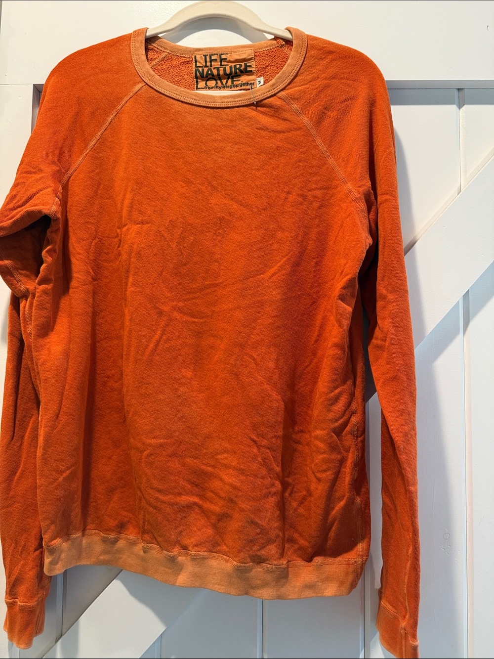 Life Nature Love Orange Crewneck Sweatshirt